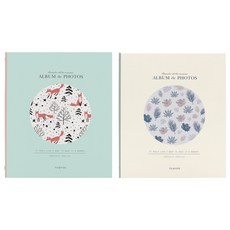 b fancy 迷你相冊 4*6 160入 2件, 象牙，薄荷, 40張