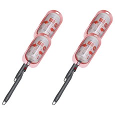 밀레마 피코 더스터 먼지떨이 스타터킷 롱핸들 + 리필 3p, 더스터(화이트), 핸들(그레이), 4세트