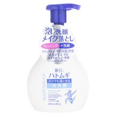 KUMANO 熊野油脂 麗白 薏仁 泡沫洗面乳, 200ml, 1個
