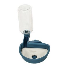 萌貝貝 寵物防濕嘴掛式飲水器, 藍色, 全尺寸, 水瓶容量約480毫升, 1個