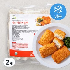 바른선 네모 피쉬 커틀렛 (냉동), 2개, 600g