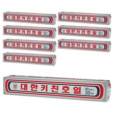 DaiHanWellbeingAluminiumFoilDish 廚房鋁箔紙, 30m, 8個