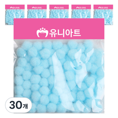 유니아트 1000 퐁퐁 12mm, 하늘, 30개