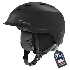 와일드혼 드리프트 스키 스노우보드 헬멧, 알파인 블랙, 1개