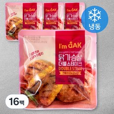 아임닭 닭가슴살 더블스테이크 크림치즈 고구마 (냉동), 100g, 16팩