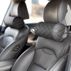 CARTEM 感嘆 圓柱形車用記憶棉頸枕 CT385, 黑色, 1個