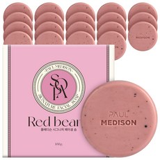 PAUL MEDISON 經典彈力護理紅豆皂, 100g, 20個