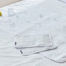 LIV MOM Duralon 冰涼酷涼凝膠增效涼感墊, 涼爽墊, 白色