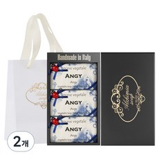 알카미아비누 비누 엔지 3p + 선물상자 블랙 + 쇼핑백, 200g, 2개
