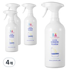 비지엔젤 대용량 반짝반짝 욕조 세정제, 800ml, 4개