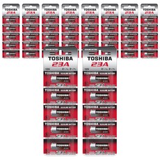 도시바 23A 12V 알카라인 건전지, 100개입, 1개