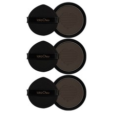 라라츄 리필용 헤어 쿠션 15g, 3개, 다크브라운