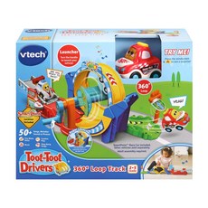 Vtech 嘟嘟聲光互動車 360度旋轉軌道組, 1盒, Multicolor