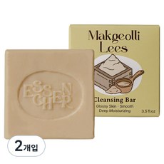 에센시에르 막걸리지게미 클렌징 비누, 100g, 2개입