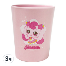 르번 슈팅스타 캐치티니핑 멜라민컵, 혼합색상, 3개, 280ml