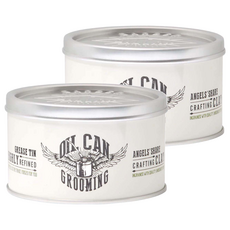 OIL CAN GROOMING 白罐 髮泥, 100ml, 2罐