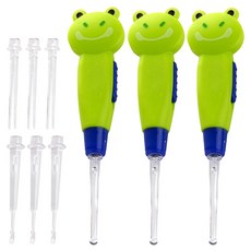 去蝴蝶 LED 字符嬰兒耳尖青蛙, 1入, 3個