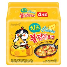 삼양 치즈 불닭볶음면 140g, 4개