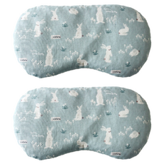 眼用紅豆熱敷墊 天空中的白兔款, 1入, 2個