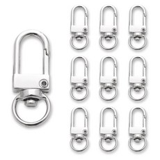 액세서리 부자재 D고리 키링, 10개