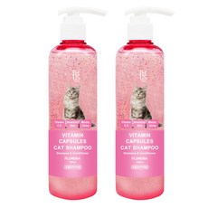 PetUs 維他命洗毛精 普魯美利亞香, 300ml, 2個