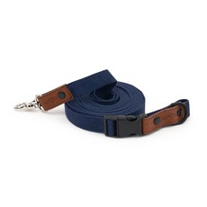 Needs the Pet. 狗狗純棉扣環牽繩, 海軍藍