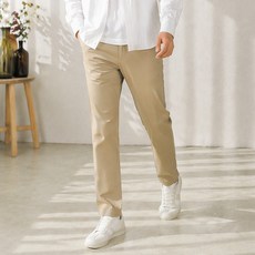 Townclo 男士真彈力側邊鬆緊帶棉褲 J633