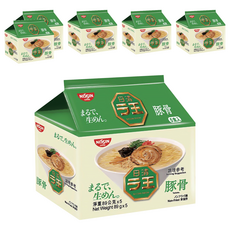 NISSIN 日清 拉王 非油炸速食麵 豚骨 89g, 30包