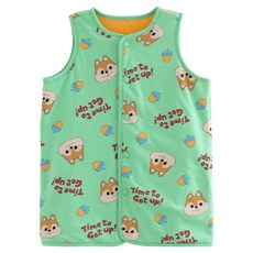 ILoveJ Melmel 嬰幼兒童 松鼠Get Up 雙面穿睡眠背心