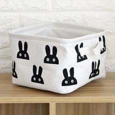 Zaka Shadow 主題布藝籃, 兔子, 1入