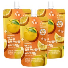 sugarlolo 蒟蒻果凍飲 柚子&檸檬, 150g, 3個