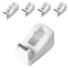 Onup 粉彩迷你膠帶台, 白色, 6個