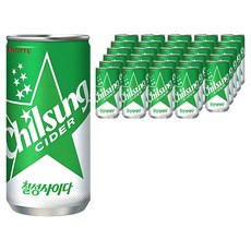롯데 칠성사이다, 210ml, 60개