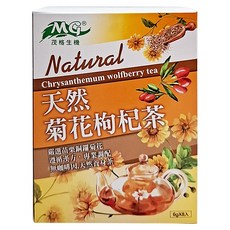 茂格生機 天然菊花枸杞茶, 6g, 8入, 1盒