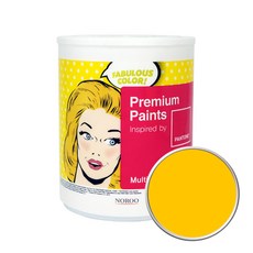 노루페인트 팬톤 멀티 에그쉘광 페인트, 레몬크롬 13-0859, 1L, 1개