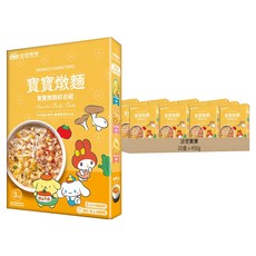 波堤寶寶 寶寶燉麵 3包, 海藻干貝鮭魚 + 番茄藜麥牛肉 + 鮮菇燕麥雞肉, 450g, 20盒