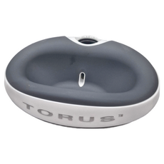 TORUS PET 寵物純淨過濾自動供水碗, 1 公升容量, 適用於貓咪和小型犬, 灰色, 1個