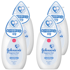 Johnson's 嬌生 嬰兒純淨潤膚乳, 500ml, 4個