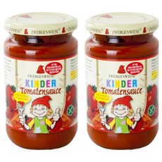쯔베르겐비제 유기농 어린이 토마토소스, 340ml, 2개