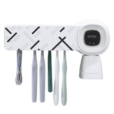 유토렉스 모노블 더블케어 UV 히팅 건조 듀얼 칫솔 살균기, 화이트, UTQ-1000W