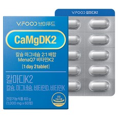 Vfood 鈣鎂D K2 60g, 1個, 60錠