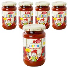 쯔베르겐비제 유기농 어린이 토마토소스, 340ml, 5개