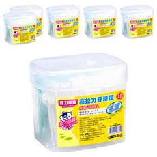 菲力家族 高拉力牙線棒, 200支, 6盒