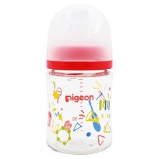 pigeon 貝親 實感哺乳玻璃奶瓶 0個月以上, 160ml, 樂器版, 1個