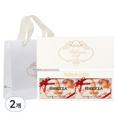 알카미아비누 비누 브레짜 2p + 선물상자 아이보리 + 쇼핑백, 2개