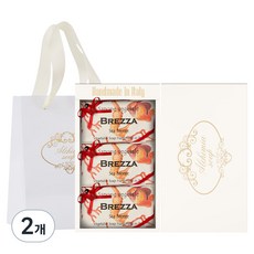 알카미아비누 비누 브레짜 3p + 선물상자 아이보리 + 쇼핑백, 2개