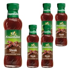 Fountain 牛排醬, 250ml, 5個