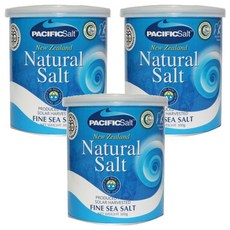 PACIFICSalt 天廚 紐西蘭日曬天然海鹽 保留天然礦物質成分, 300g, 3罐