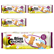 台灣優格餅乾學院 Bliss布莉滋脆餅 葡萄風味 (156g/包) 酥脆餅乾, 4包