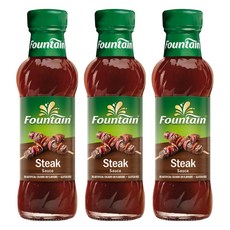 Fountain 牛排醬, 250ml, 3個